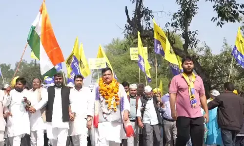 बेरोजगारी और अन्याय के खिलाफ़ आप की पदयात्रा को मिल रहा जबरदस्त जनसमर्थन, संजय सिंह बोले- यूपी में जातीय भेदभाव का हो खात्मा