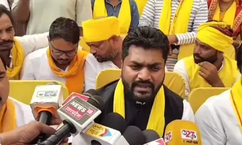 अरविंद राजभर का दावा : सुभासपा के चुनाव लड़ने से राजद-सीपीआई का खेल बिगड़ा