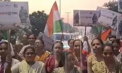 गुजरात : सरदार वल्लभभाई पटेल की 150वीं जयंती के अवसर पर यूनिटी मार्च का आयोजन