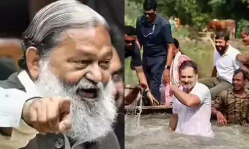 राहुल गांधी से राजनीति नहीं होगी, वे मछली ही पकड़ें : अनिल विज