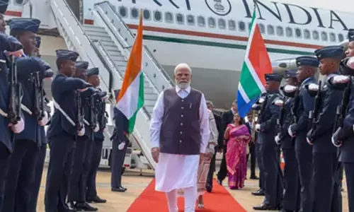 प्रधानमंत्री मोदी जोहान्सबर्ग पहुंचे, जी-20 लीडर्स समिट में लेंगे हिस्सा