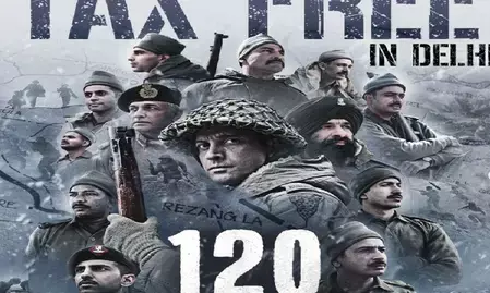 दिल्ली में टैक्स फ्री हुई फरहान अख्तर की फिल्म ’120 बहादुर’,  21 नवंबर को सिनेमाघरों में होगी रिलीज