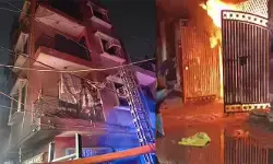 दिल्ली के संगम विहार में चार मंज़िला मकान में भीषण आग, 3 की मौत, 2 घायल
