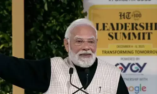 जब दुनिया मंदी की बात करती है, तो भारत प्रगति की गाथा लिखता है: पीएम मोदी जब दुनिया मंदी की बात करती है, तो भारत प्रगति की गाथा लिखता है: पीएम मोदी