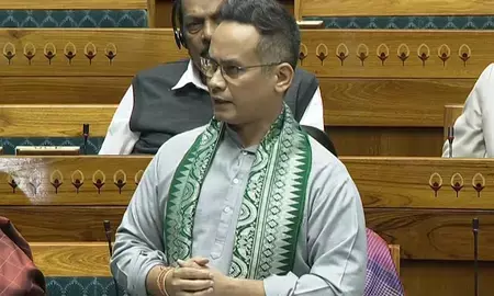 वंदे मातरम् पर चर्चा में बोले गौरव गोगोई,-  कांग्रेस ने दिया राष्ट्रगीत का दर्जा