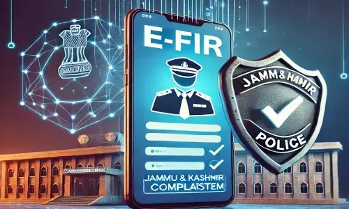 कश्मीर : ई-एफआईआर प्रणाली सबसे प्रभावशाली सुधारों के रूप में उभरी, आम नागरिकों के लिए शिकायत दर्ज करना हुआ आसान कश्मीर : ई-एफआईआर प्रणाली सबसे प्रभावशाली सुधारों के रूप में उभरी, आम नागरिकों के लिए शिकायत दर्ज करना हुआ आसान