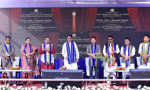 त्रिपुरा सर्वांगीण विकास की ओर तेजी से आगे बढ़ रहा: सीएम साहा त्रिपुरा सर्वांगीण विकास की ओर तेजी से आगे बढ़ रहा: सीएम साहा