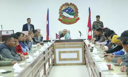 नेपाल: संविधान में संशोधन की तैयारी कर रही अंतरिम सरकार, चुनावी प्रणाली में सुधारों के लिए जेन-जी और सरकार के बीच हुआ 10 सूत्रीय समझौता नेपाल: संविधान में संशोधन की तैयारी कर रही अंतरिम सरकार, चुनावी प्रणाली में सुधारों के लिए जेन-जी और सरकार के बीच हुआ 10 सूत्रीय समझौता