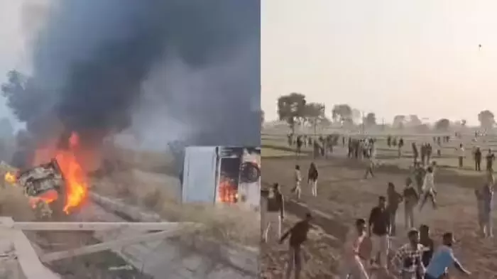 हनुमानगढ़ में एथेनॉल फैक्ट्री पर किसानों का जोरदार विरोध हनुमानगढ़ में एथेनॉल फैक्ट्री पर किसानों का जोरदार विरोध