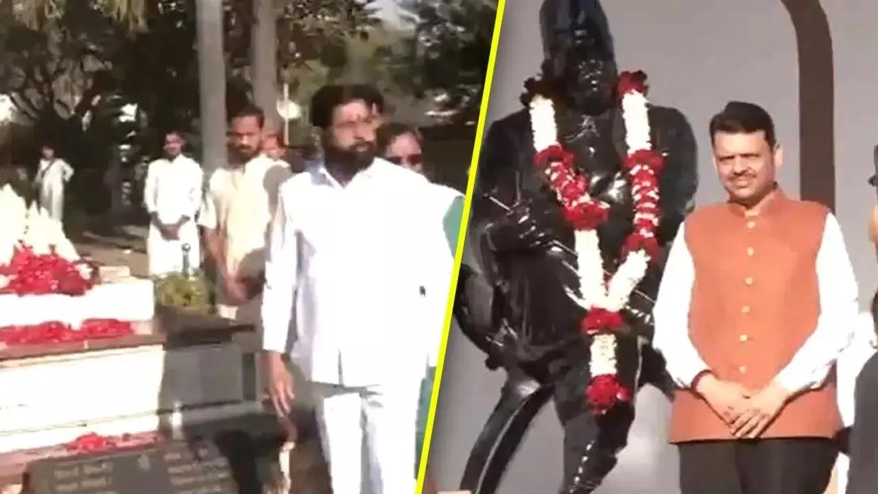 नागपुर में हेडगेवार के स्मारक पर श्रद्धांजलि अर्पित करने पहुंचे फडणवीस-शिंदे, अजीत पवार नहीं हुए शामिल नागपुर में हेडगेवार के स्मारक पर श्रद्धांजलि अर्पित करने पहुंचे फडणवीस-शिंदे, अजीत पवार नहीं हुए शामिल