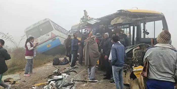 चरखी दादरी बस हादसे पर सीएम सैनी ने जताया दुख, परिवारों को मदद का भरोसा चरखी दादरी बस हादसे पर सीएम सैनी ने जताया दुख, परिवारों को मदद का भरोसा