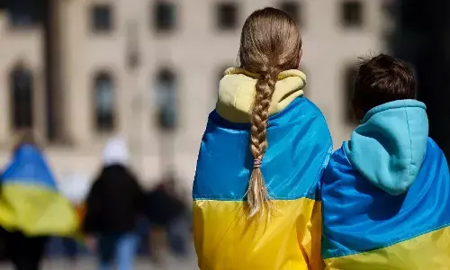 यूक्रेनी बच्चों को उत्तर कोरिया भेजे जाने पर मचा हंगामा यूक्रेनी बच्चों को उत्तर कोरिया भेजे जाने पर मचा हंगामा