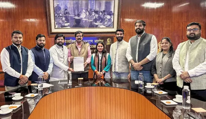 अभाविप ने विश्वविद्यालय अनुदान आयोग के सचिव को ज्ञापन सौंपा अभाविप ने विश्वविद्यालय अनुदान आयोग के सचिव को ज्ञापन सौंपा