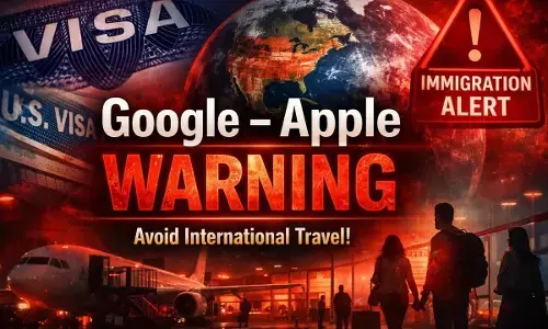 वर्क वीजा पर अमेरिका आये कर्मचारियों को देश छोड़ने से रोक रहे गूगल-ऐप्पल