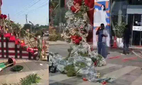 क्रिसमस पर उत्पात