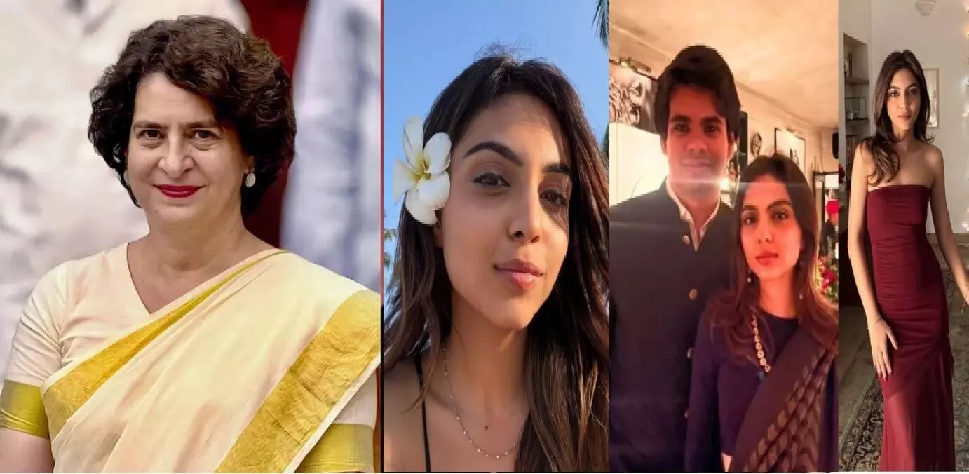 गांधी परिवार में बजने वाली है शहनाई, प्रियंका गांधी के बेटे की अवीवा बेग से हुई सगाई गांधी परिवार में बजने वाली है शहनाई, प्रियंका गांधी के बेटे की अवीवा बेग से हुई सगाई