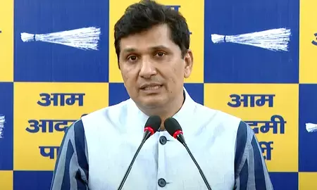 भाजपा सरकार के 10 महीने हुए पूरे, काम कम, वादा खिलाफी ज़्यादा की: सौरभ भारद्वाज