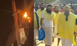 वृंदावन में संत प्रेमानंद महाराज के फ्लैट में आग, सोसायटी में मची अफरातफरी