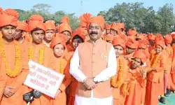 बिलासपुर में इतिहास : 1500 बच्चों ने विवेकानंद वेशभूषा में नशामुक्ति की शपथ