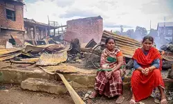 मणिपुर में विस्थापितों का लोक भवन मार्च, प्रशासनिक निष्क्रियता पर गुस्सा