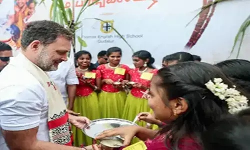 राहुल गांधी ने बच्‍चों से स्कूल के दिनों की यादें साझा की, AI से आईटी पर संकट की दी चेतावनी