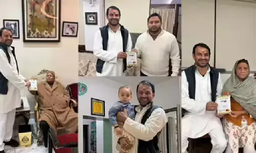 लालू परिवार मुश्किल दौर में फिर एकजुट, राबड़ी आवास पर तेजप्रताप ने तेजस्वी को लगाया गले और भतीजी पर लुटाया प्यार
