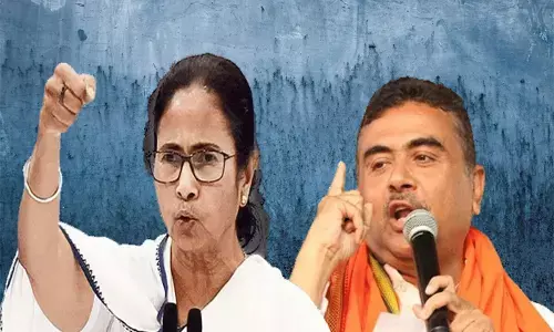 शुवेंदु अधिकारी का बड़ा कदम ममता बनर्जी पर 100 करोड़ का मानहानि मुकदमा