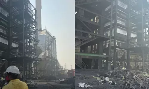 छत्तीसगढ़ के बलौदा बाजार के स्टील प्लांट में ब्लास्ट से 7 मजदूरों की मौत, कई झुलसे छत्तीसगढ़ के बलौदा बाजार के स्टील प्लांट में ब्लास्ट से 7 मजदूरों की मौत, कई झुलसे