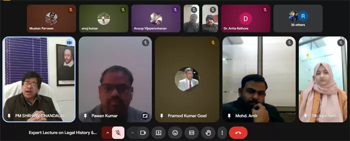 मेरठ में कानूनी इतिहास और लोकतंत्र पर ज्ञानवर्धक व्याख्यान मेरठ में कानूनी इतिहास और लोकतंत्र पर ज्ञानवर्धक व्याख्यान