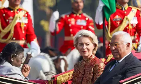 77वें गणतंत्र दिवस पर ईयू के नेताओं का जमावड़ा, बोले- ये बड़े सम्मान की बात है