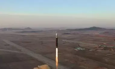 उत्तर कोरिया ने जापान की ओर दागी मिसाइल, टोक्यो ने किया कड़ा विरोध उत्तर कोरिया ने जापान की ओर दागी मिसाइल, टोक्यो ने किया कड़ा विरोध