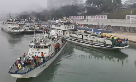 मेकांग नदी पर 161वां संयुक्त गश्ती और कानून प्रवर्तन अभियान शुरू