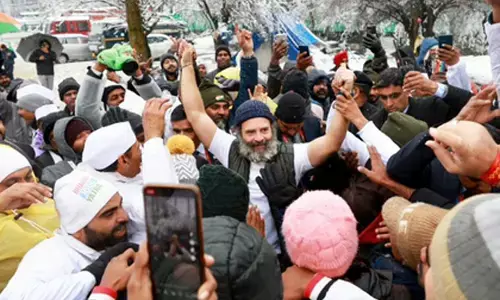 श्रीनगर में ‘भारत जोड़ो यात्रा’ की तीसरी वर्षगांठ, कांग्रेस ने याद किया ऐतिहासिक पल