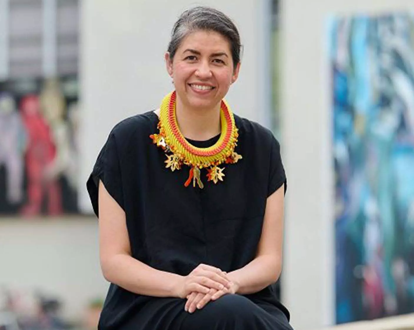 भारत कला मेला 2026: ऑस्ट्रेलियाई फर्स्ट नेशंस आर्टिस्ट ग्रेस लिलियन ली अपना काम द विंड्स ऑफ गार्डियंस पेश करेंगी