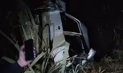 हमीरपुर हादसा: गहरी खाई में गिरी कार, एक की मौत