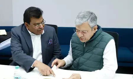 कर्नाटक मंत्री एमबी पाटिल ने रेल मंत्री से की मुलाकात, तीन बड़ी रेल परियोजनाओं का प्रस्ताव