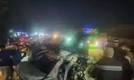 राजस्थान के दौसा में भीषण सड़क हादसा, पांच की मौत