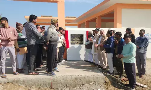 हर्रा नगर पंचायत में अत्याधुनिक श्मशान स्थल का लोकार्पण