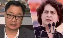 किरेन रिजिजू के दावे का प्रियंका गांधी ने दिया जवाब, कहा- हमने गाली नहीं दी