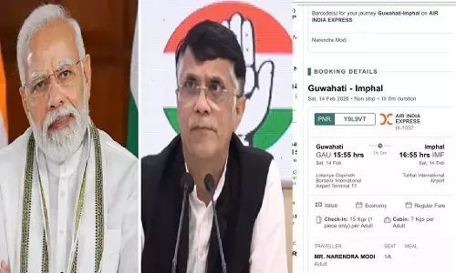 कांग्रेस ने पीएम मोदी के लिए बुक किया हवाई टिकट, कहा- मणिपुर लोग कर रहे इंतजार