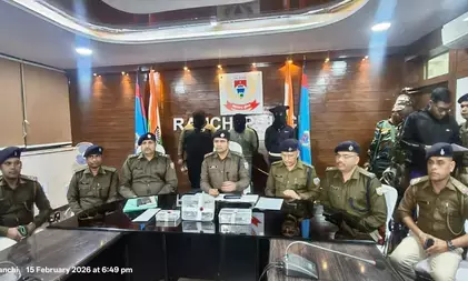 रांची में कुख्यात राहुल सिंह गिरोह के तीन गुर्गे हथियारों के साथ गिरफ्तार