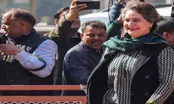 प्रियंका गांधी दो दिवसीय दौरे पर का असम पहुंचीं, कामाख्या मंदिर में की पूजा