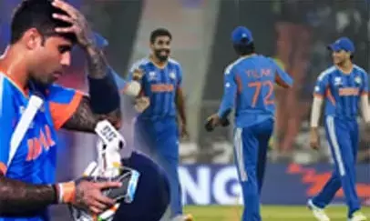 टी20 वर्ल्ड कप: भारत की शर्मनाक हार, सेमीफाइनल की राह हुई मुश्किल टी20 वर्ल्ड कप: भारत की शर्मनाक हार, सेमीफाइनल की राह हुई मुश्किल