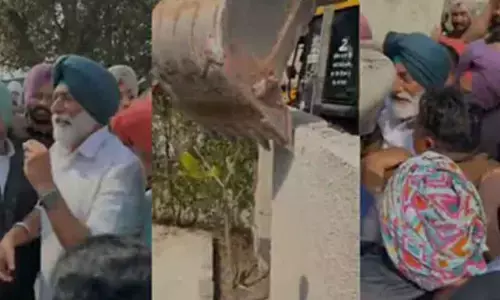 कांग्रेस नेताओं का हमला – खैरा के घर की दीवार गिराने पर ‘आप’ सरकार को चेतावनी