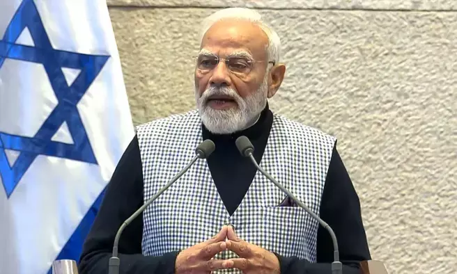 भारत–इजरायल व्यापार में नई उड़ान: पीएम मोदी का ऐलान भारत–इजरायल व्यापार में नई उड़ान: पीएम मोदी का ऐलान