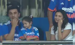 वानखेड़े में दिखा स्टार पावर: आलिया-रणबीर बेटी राहा के साथ देखने पहुंचे सेमीफाइनल, वरुण धवन और अनिल कपूर भी दिखे