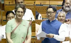 प्रियंका गांधी नेता प्रतिपक्ष होतीं तो..., संसदीय कार्य मंत्री रिजिजू ने लोकसभा में की कांग्रेस सांसद की तारीफ