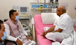 मुख्यमंत्री भजनलाल शर्मा ने पूछा राज्यपाल बागडे का हाल मुख्यमंत्री भजनलाल शर्मा ने पूछा राज्यपाल बागडे का हाल