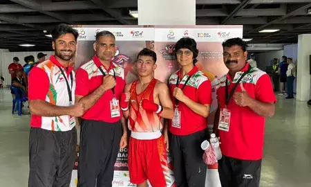 वर्ल्ड बॉक्सिंग फ्यूचर्स कप के चौथे दिन प्रियांश, आंबेकर और साहिल की जीत वर्ल्ड बॉक्सिंग फ्यूचर्स कप के चौथे दिन प्रियांश, आंबेकर और साहिल की जीत