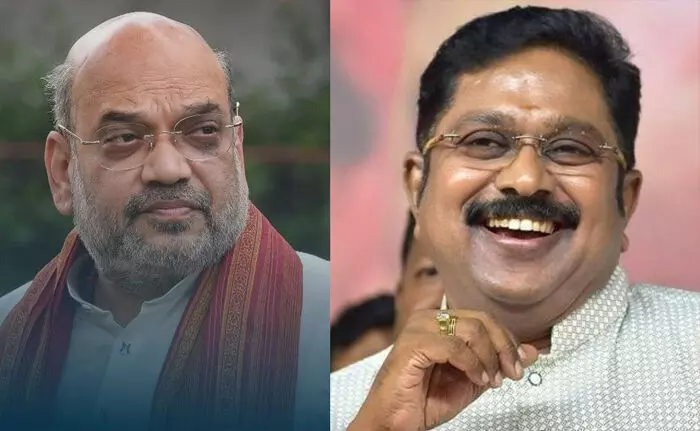 दिनाकरन ने गृह मंत्री शाह से की मुलाकात, चेन्नई में जल्द ही सीट बंटवारे की घोषणा दिनाकरन ने गृह मंत्री शाह से की मुलाकात, चेन्नई में जल्द ही सीट बंटवारे की घोषणा